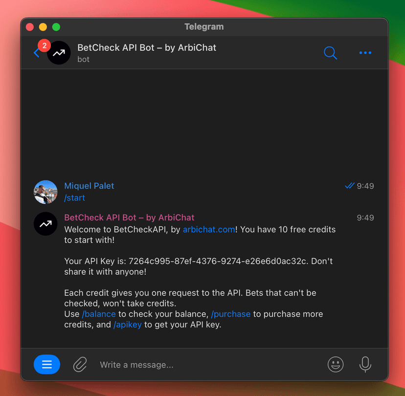 Get API Key