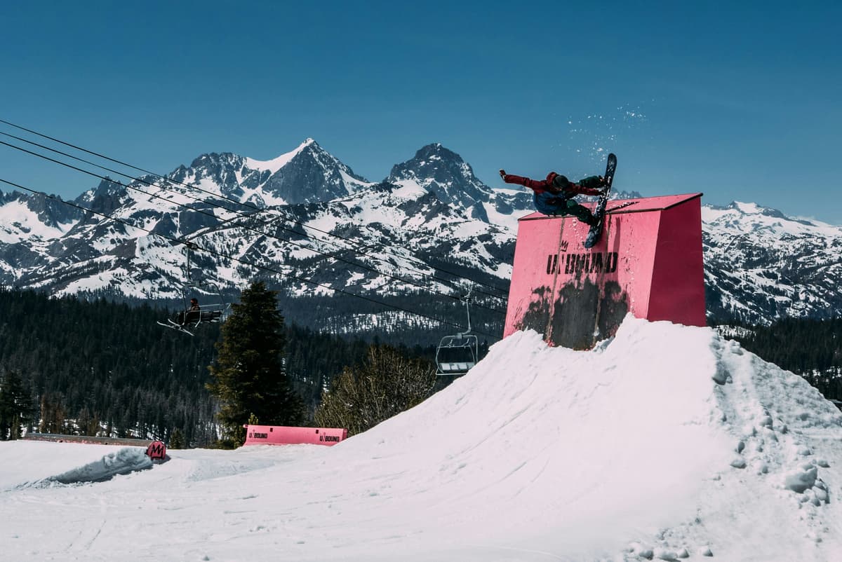 Skiing slope