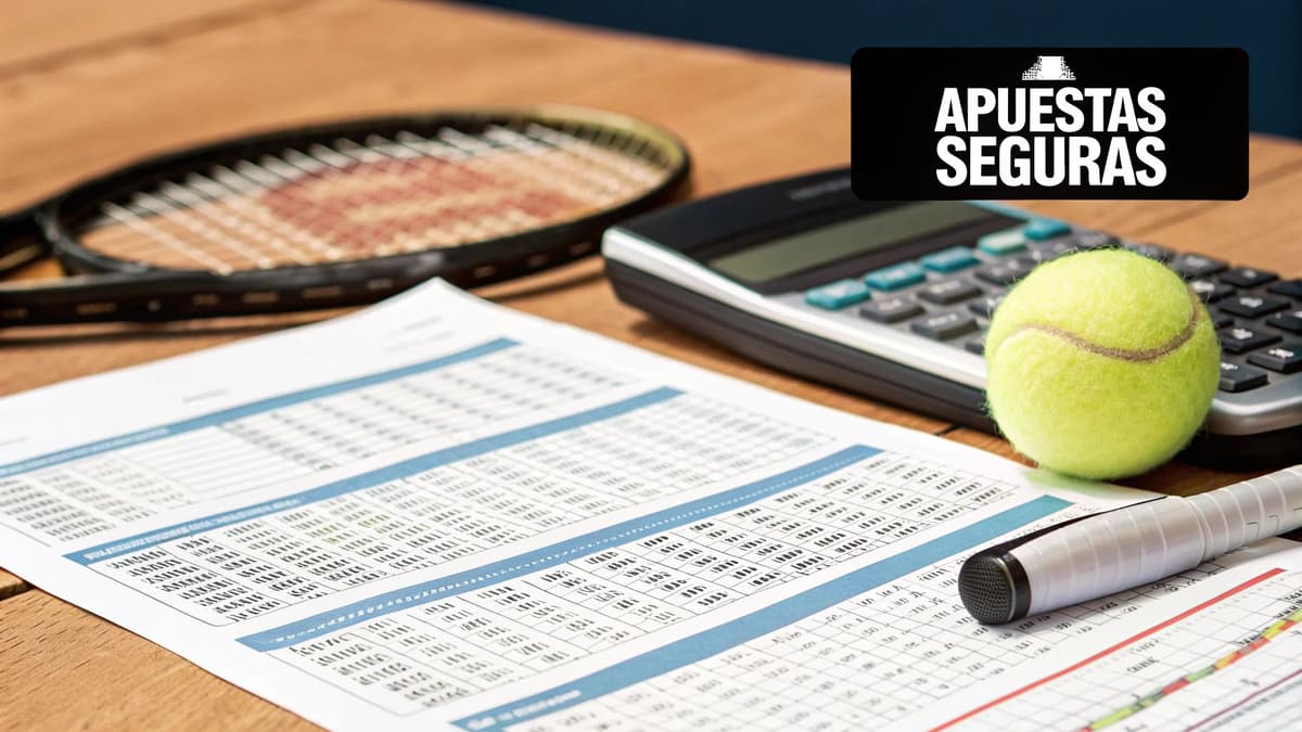 Guía de apuestas de tenis seguras para ganar
